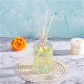 240ml Carving Pattern Round Reed Diffuser Glass Bottle with Wood Cork